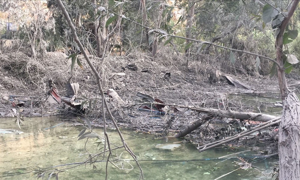 أضرار جسيمة على ضفاف الليطاني بعد غارات طيرفلسيه
