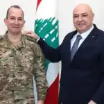 عون وهيكل زارا ثكنة بنوا بركات وبحثا مع قائد قطاع جنوب الليطاني الاعتداءات الإسرائيلية ومهمات الجيش جنوبًا