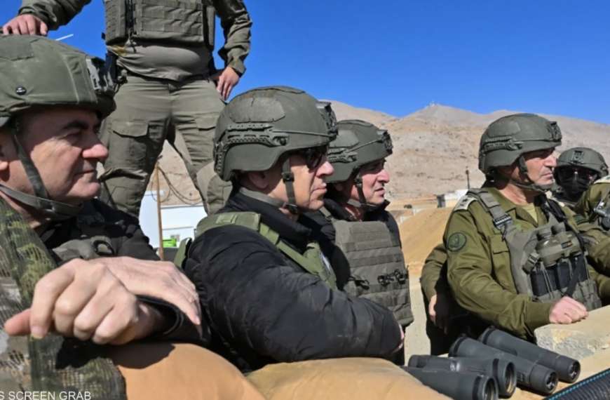 نتنياهو يدخل الجنوب السوري ويحدد أهدافه