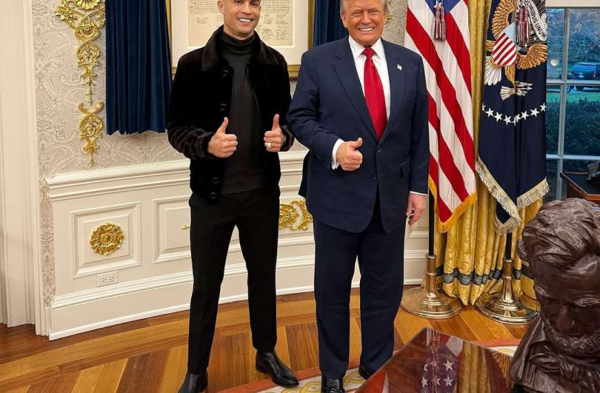 رونالدو في البيت الأبيض… لقاء استثنائي مع الرئيس…