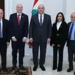 رئيس الفيفا في بعبدا… والرئيس عون يوافق على منحه الجنسية اللبنانية