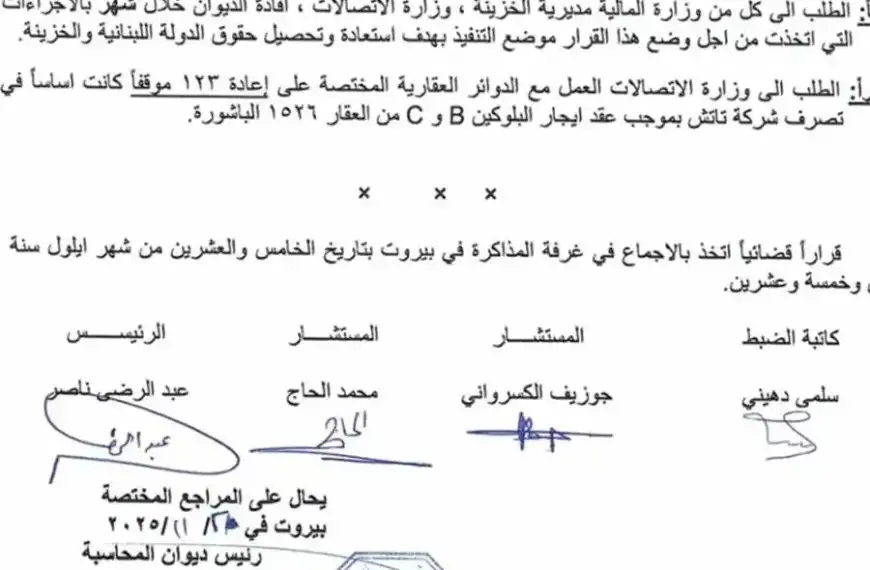 أيّ مسار قانوني لملف الاتصالات بعد قرار ديوان…