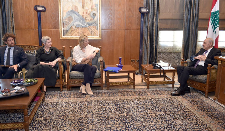 بري بحث مع أولونغرين في التعاون مع الإتحاد…