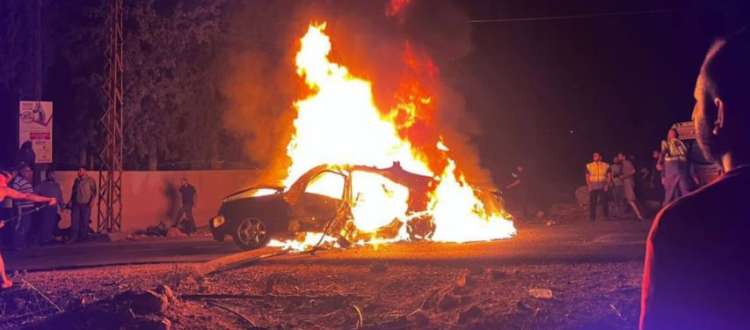 استهدفت-سيارة-في-بلدة-حومين-الفوقا