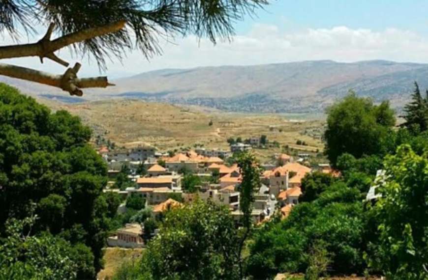 غارة اسرائيلية على اطراف راشيا الفخار