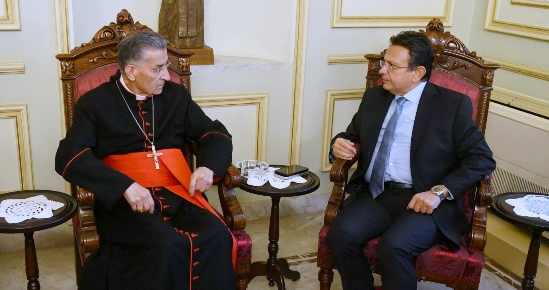 الراعي عرض الاوضاع مع الخازن وصائب سلام