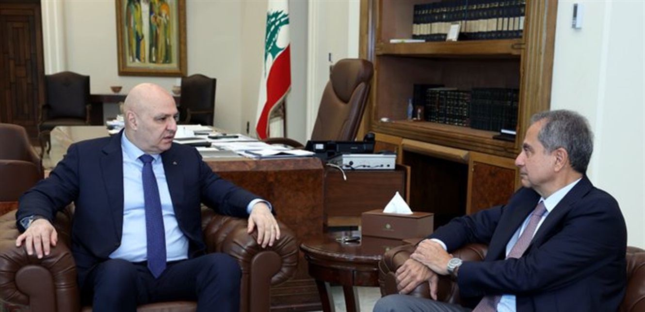 الرئيس عون اطّلع من الصدي على مضمون محادثات قبرص