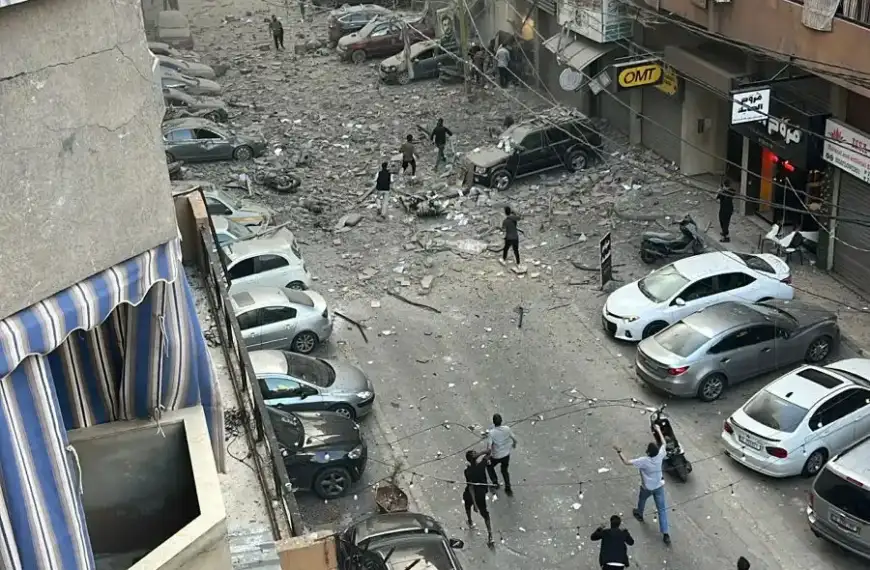 عاجل- فيديو جديد من مكان الغارة في الضاحية