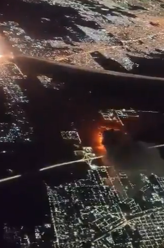 بالفيديو- مشاهد الانفجار الهائل فوق الأرجنتين