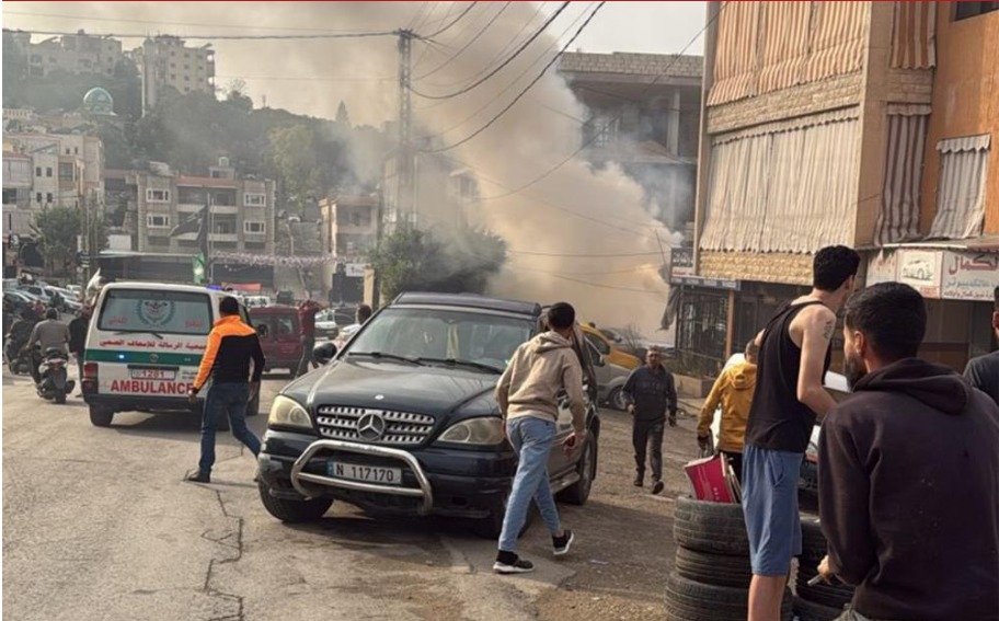 شهيد في الغارة على تول