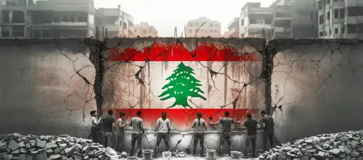 علم-لبنان-شباب