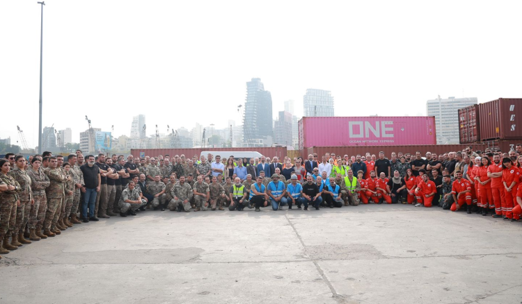 مناورة في مرفأ بيروت لمواجهة الحوادث الكيميائية والإشعاعية