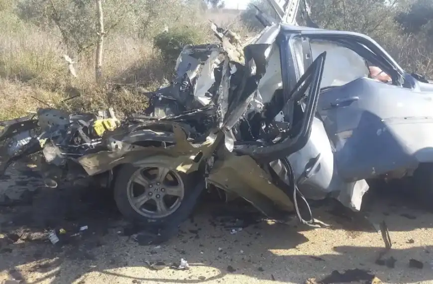 بالصورة – مسيرة إسرائيلية تستهدف سيارة في جنوب…