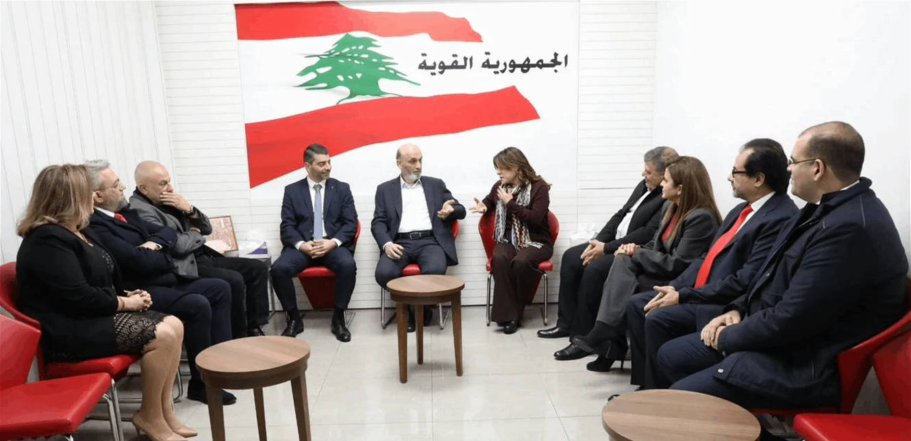 جعجع التقى النقيب الجديد للصيادلة: للتصدي للتلاعب والغش في قطاع الدواء