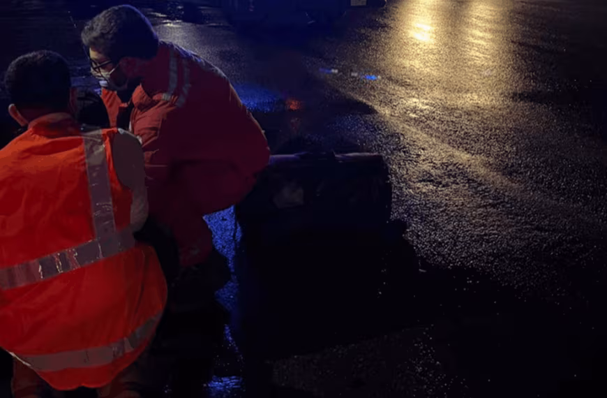 على أوتوستراد البالما.. طفل سقط داخل “ريغار مكشوف”