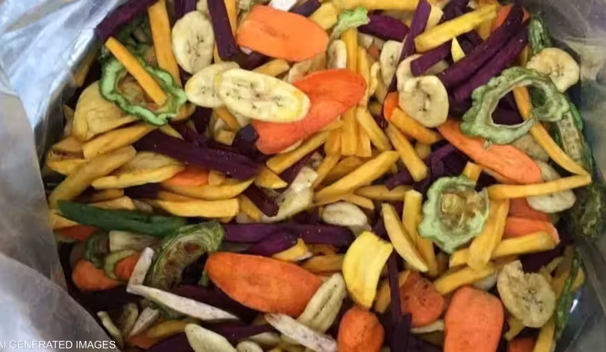 منها الخضروات المقرمشة.. ٦ أطعمة تبدو صحية لكنها…