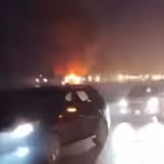 محمّلة بالذخيرة… انفجار سيارة على الطريق الدولي حلب – دمشق