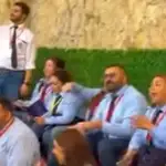 بالفيديو- شبيبة لبنان يرنّمون من بكركي: منحبك بابا لاوون