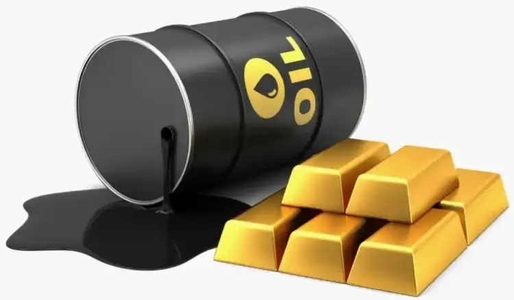 ارتفاع أسعار الذهب وانخفاض النفط عالميا