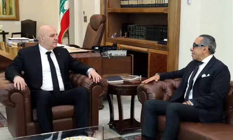 السفير المصري من بعبدا: ليس أمامنا سوى العمل من أجل تجنيب لبنان أيّ تدهور