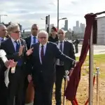 وضع حجر الأساس لحديقة رفيق الحريري في واجهة بيروت البحرية