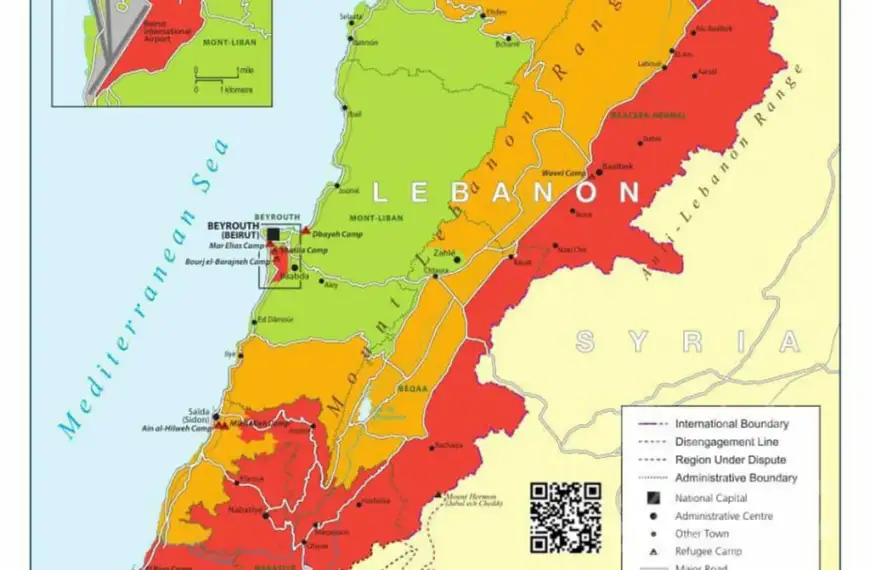 بالصورة- الخريطة التي نشرتها السفارة البريطانية والتي تحدّد&hellip;