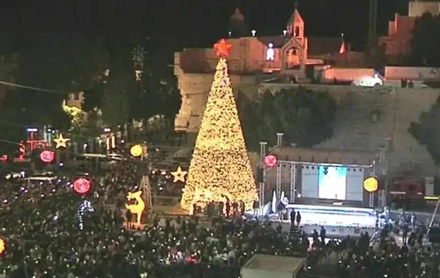 بالفيديو- بعد حداد لعامين على غزّة، بيت لحم&hellip;