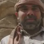 صورة متداولة لـ طبطبائي خلال تدريبه مقاتلي الحوثيين في اليمن