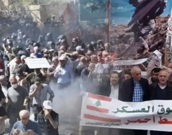 بالفيديو- قطع طريق نفق سليم سلام من قبل&hellip;