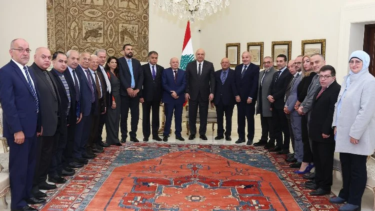 الاسمر كشف من بعبدا عن مبادرة من رئيس الجمهورية لمتابعة القضايا المطلبية