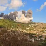 بالفيديو- سلسلة غارات عنيفة في منطقة إقليم التفّاح