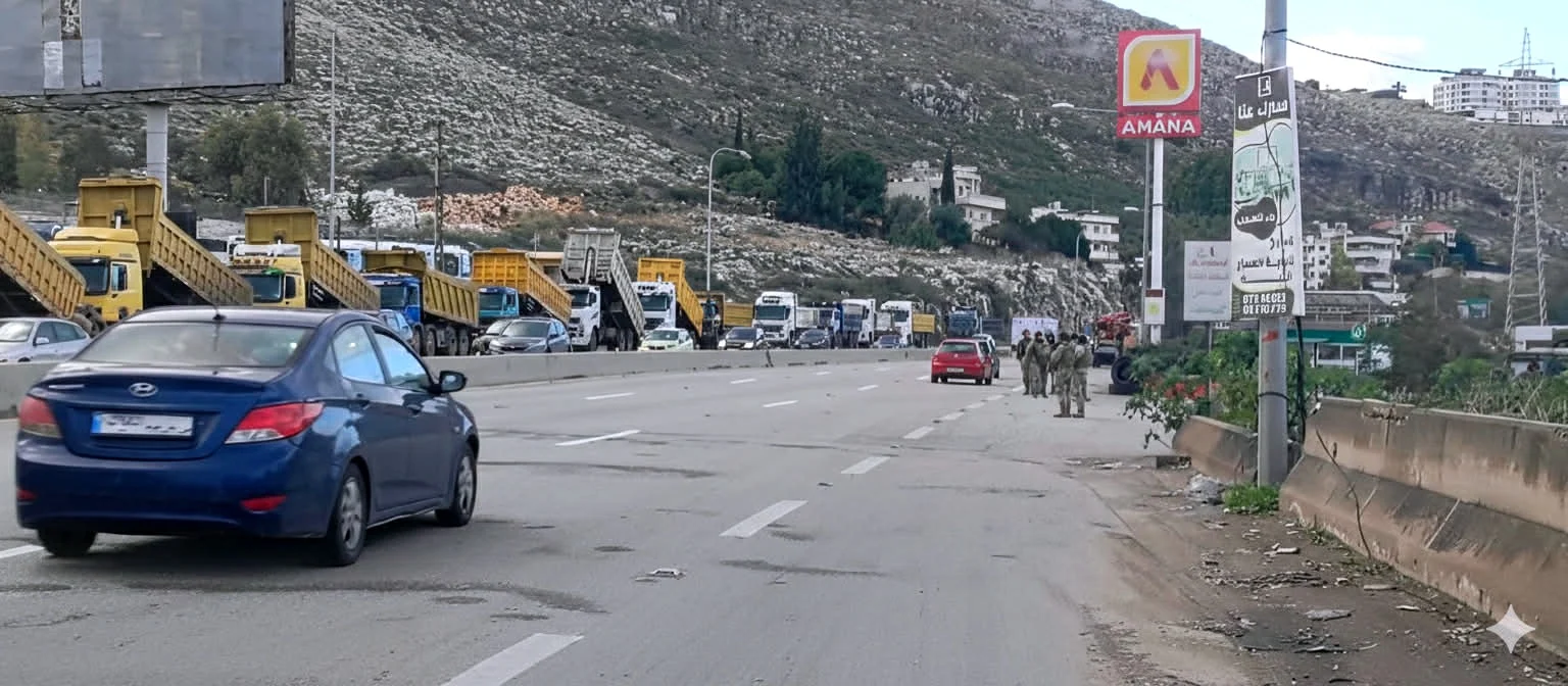 بعد الاعتصام الصباحي، إجتماعٌ مرتقب لرفع مطالب أصحاب الشاحنات الى وزير الداخليّة