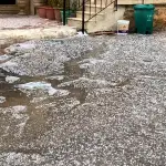 سقوط حائط في بلدة السويسة العكارية