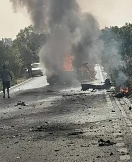 سيارة مستهدفة