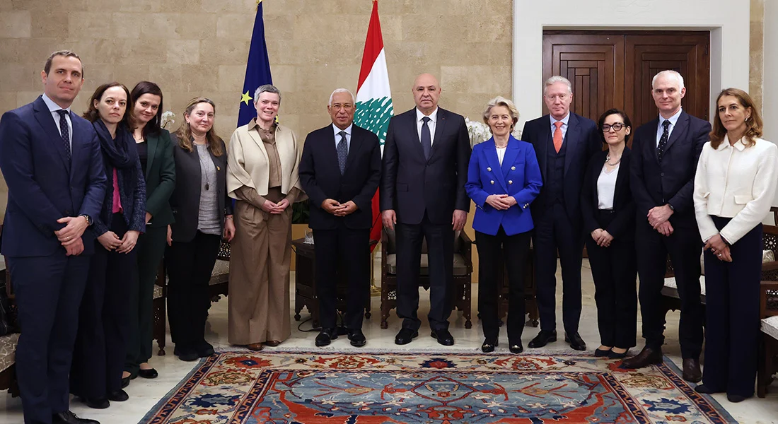 عون والوفد الاوروبي