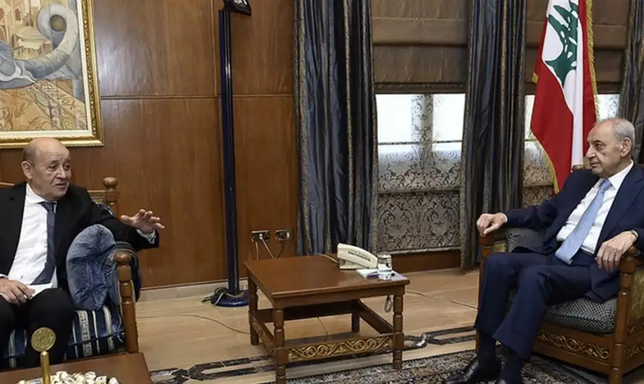 لودريان وبري